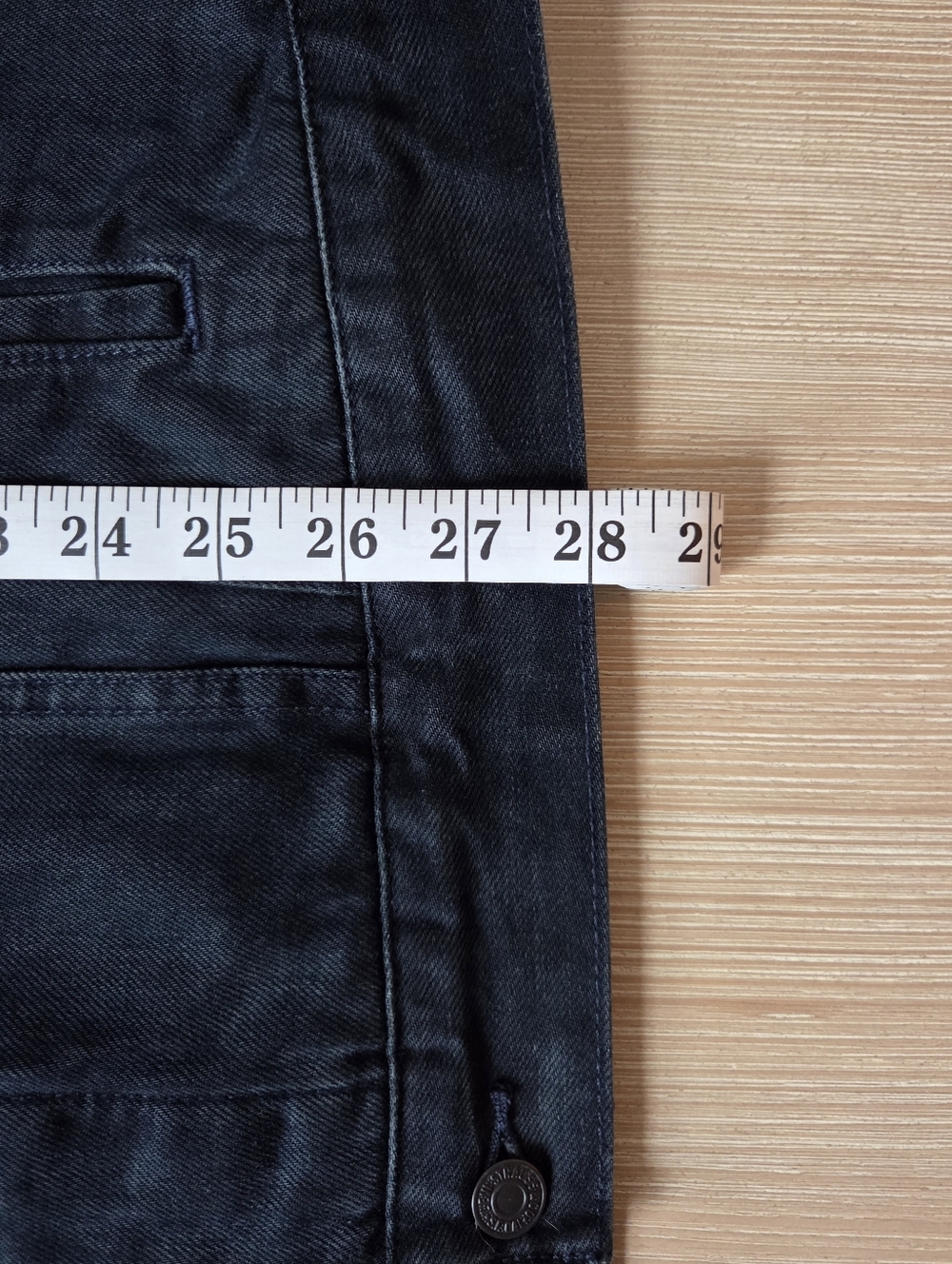 Levis Black Denim Trucker Jacket Relaxed Fit Mens Size XXL - Picture 5 of 8